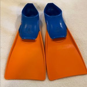 Tritan kids swim fins, size 1-3